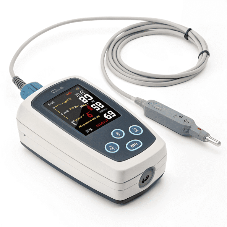 Handheld pulse oximeter power supply