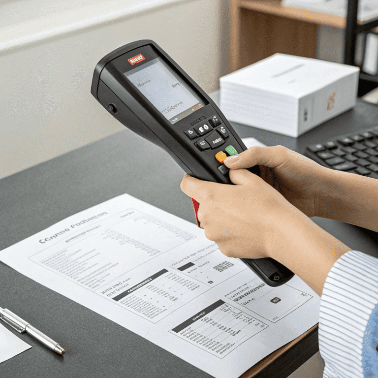 Handheld scanner power supply