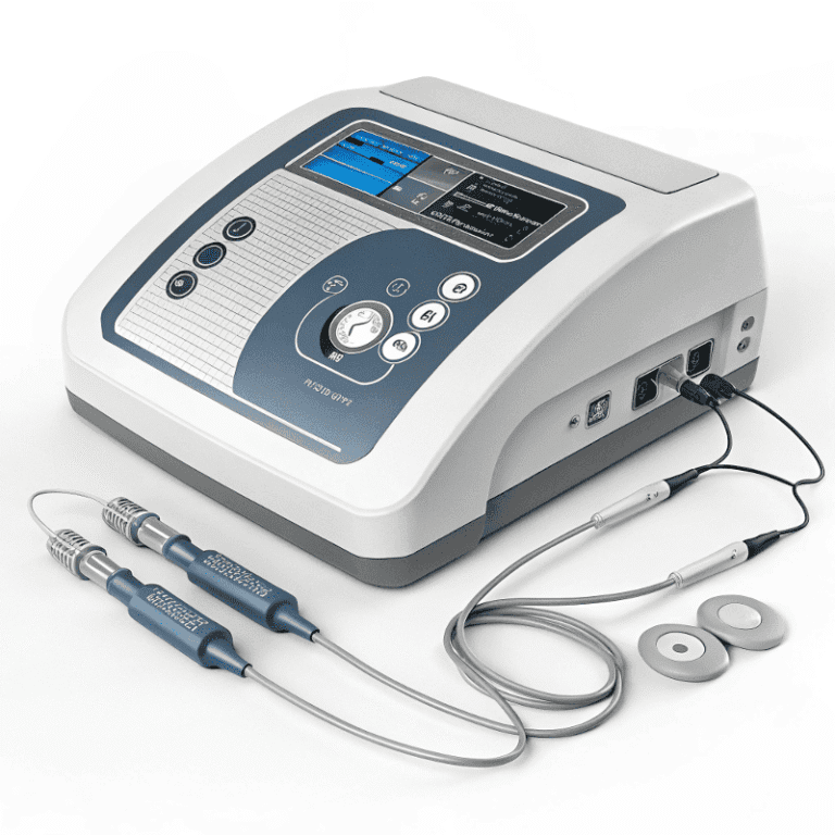 High-frequency/medium-frequency physiotherapy device power supply