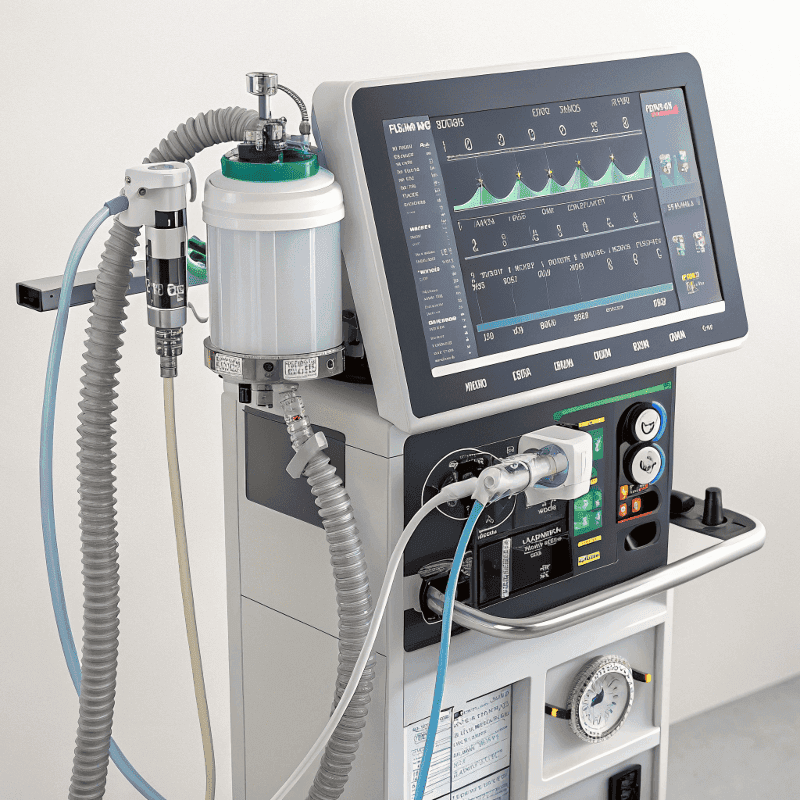 Intensive care ventilator power supply