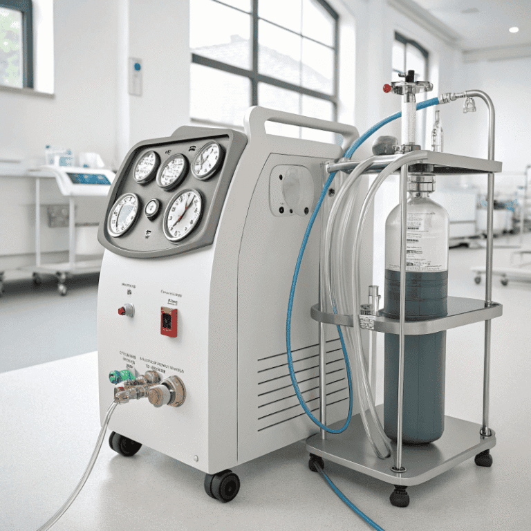 Medical air compressor power supply