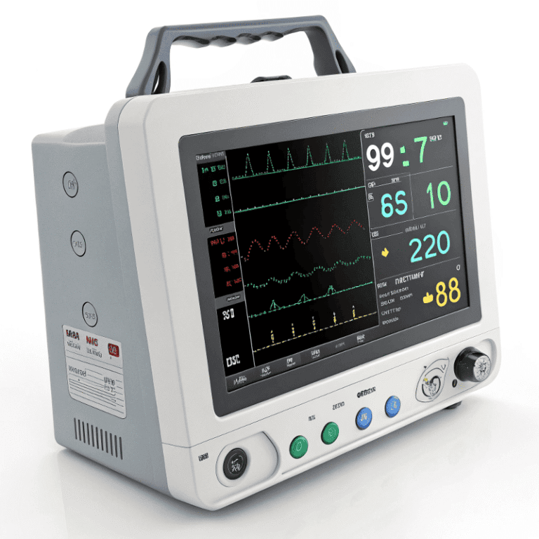 Patient transport monitor power supply