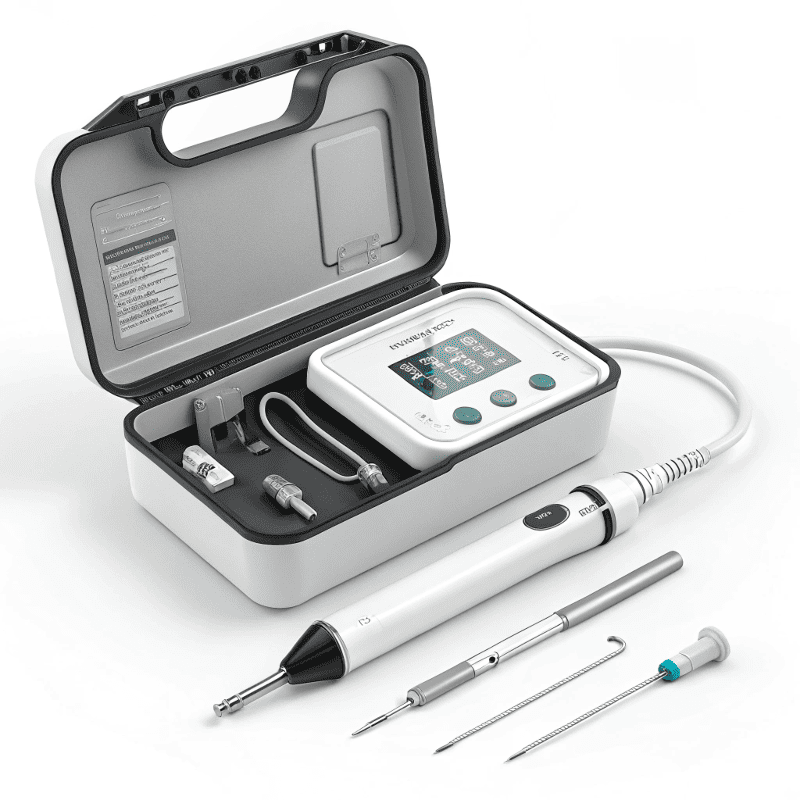 Portable dental cleaning device power supply