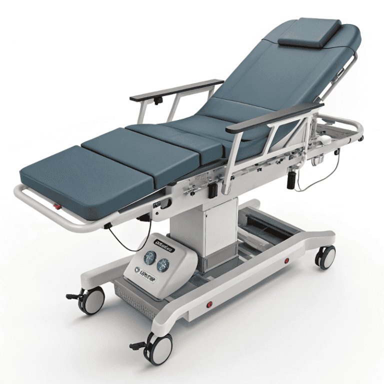 Portable electric dental bed power supply