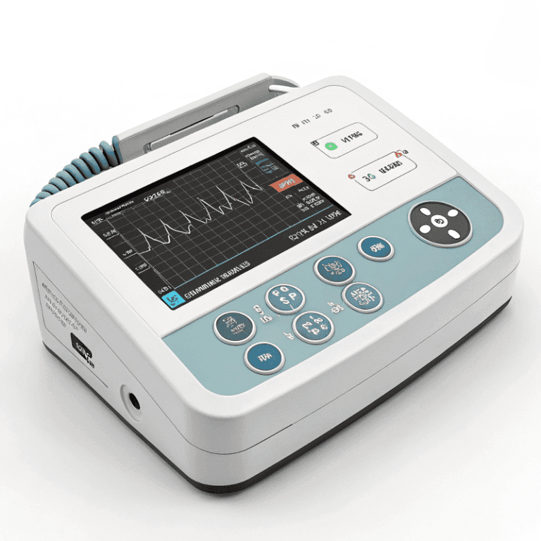 Portable electrocardiograph power supply