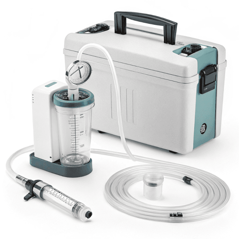 Portable suction pump power supply