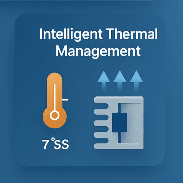intelligent thermal management power supply