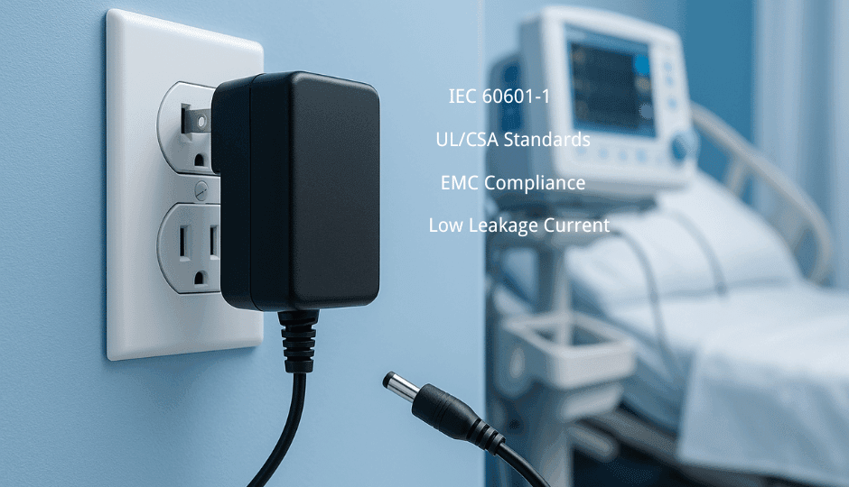 medcial power supply requirements safety reliability and compatibility standards