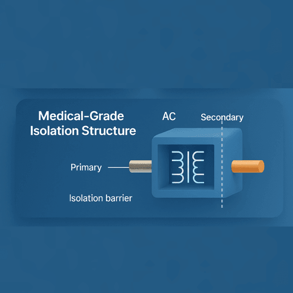 medical grade isolation structure power supply