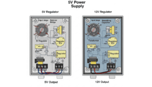 what are the differences between 5V power supply and 12V power supply