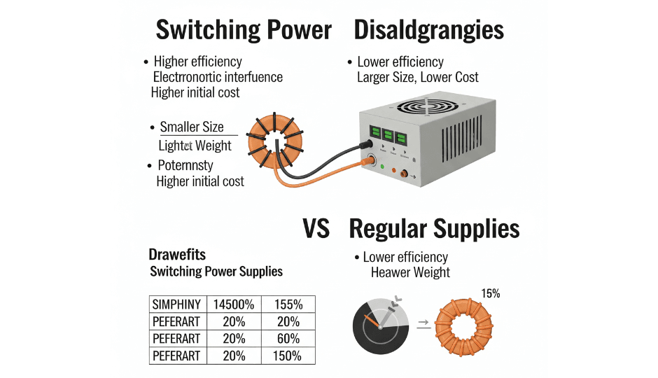 what is the difference between a switching power supply and a regular power supply