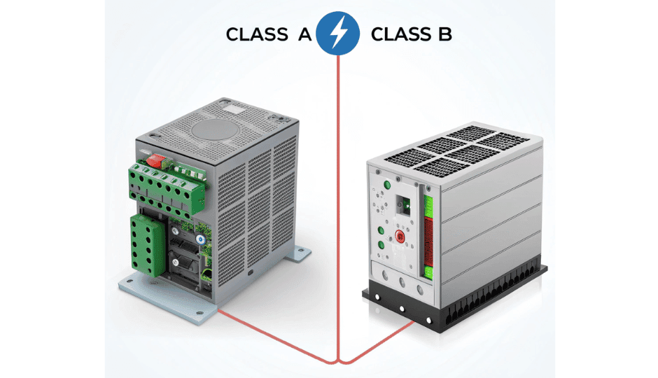 what is the difference between class a and class b power supply