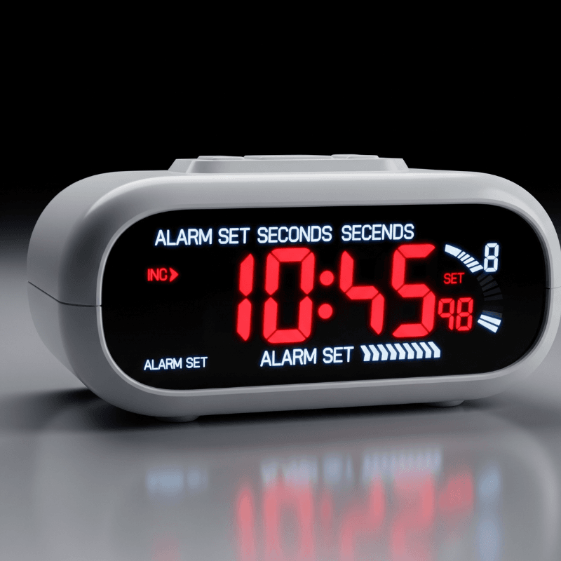 Digital Alarm Clock with Display power adapter