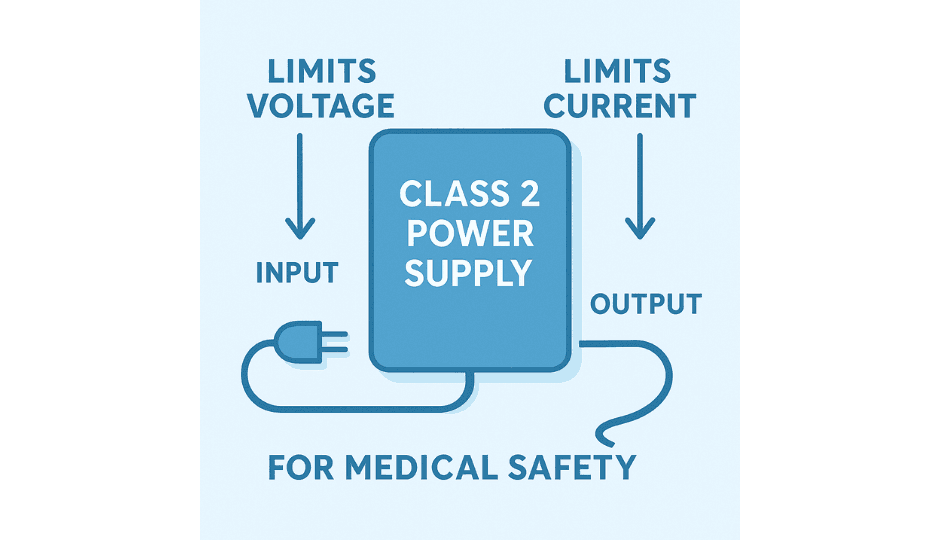 how do medical power supplies ensure the safety of electrotherapy units