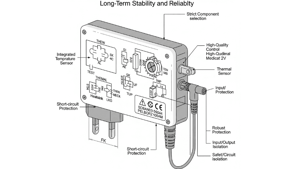 why do insulin pumps require highly stable power adapters