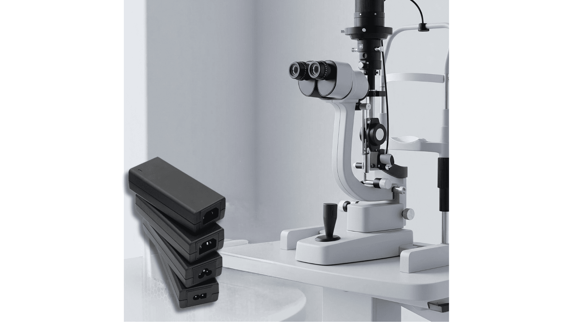 why do optometry machines depend on medical-grade 24v power supplies