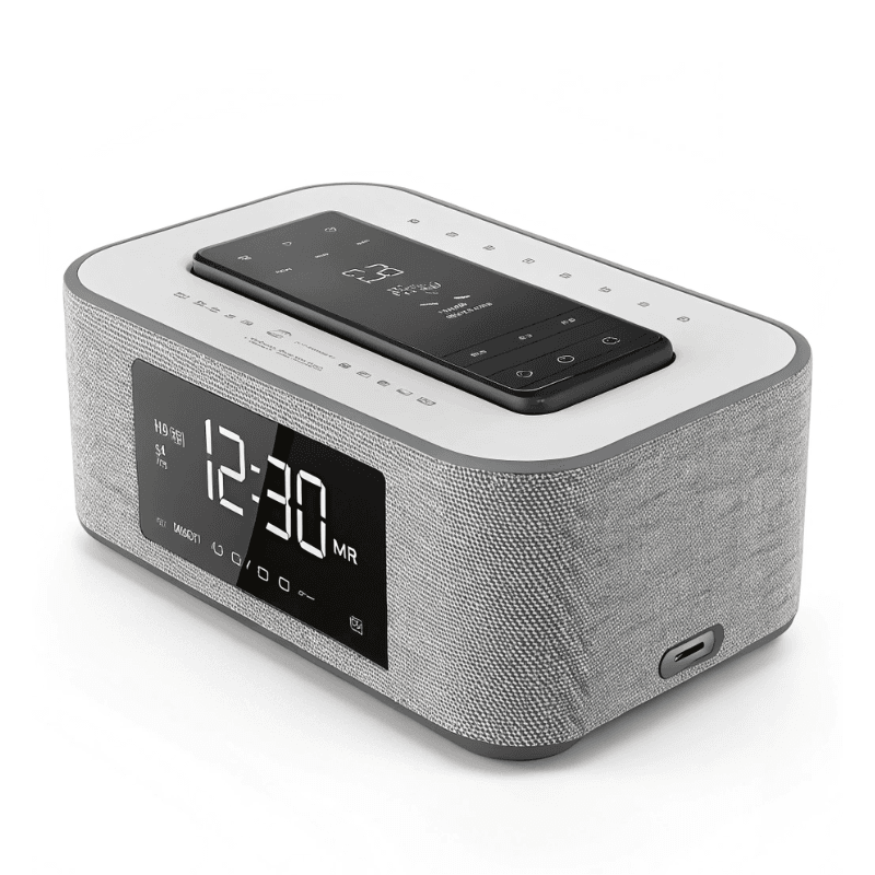 ITE power adapter for smart alarm clock speakers