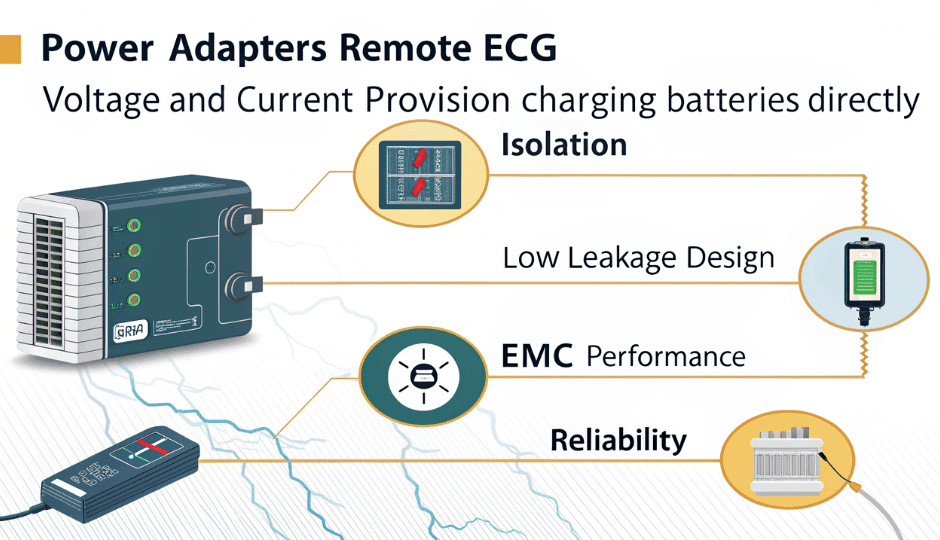ECG devices medical power supply