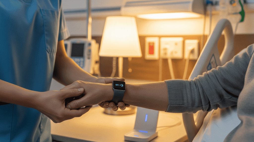 NFC wireless ITE power adapters