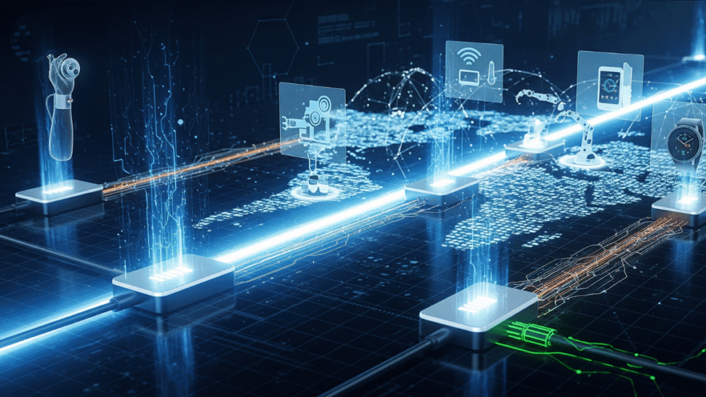 Power adapter to USB in loT devices