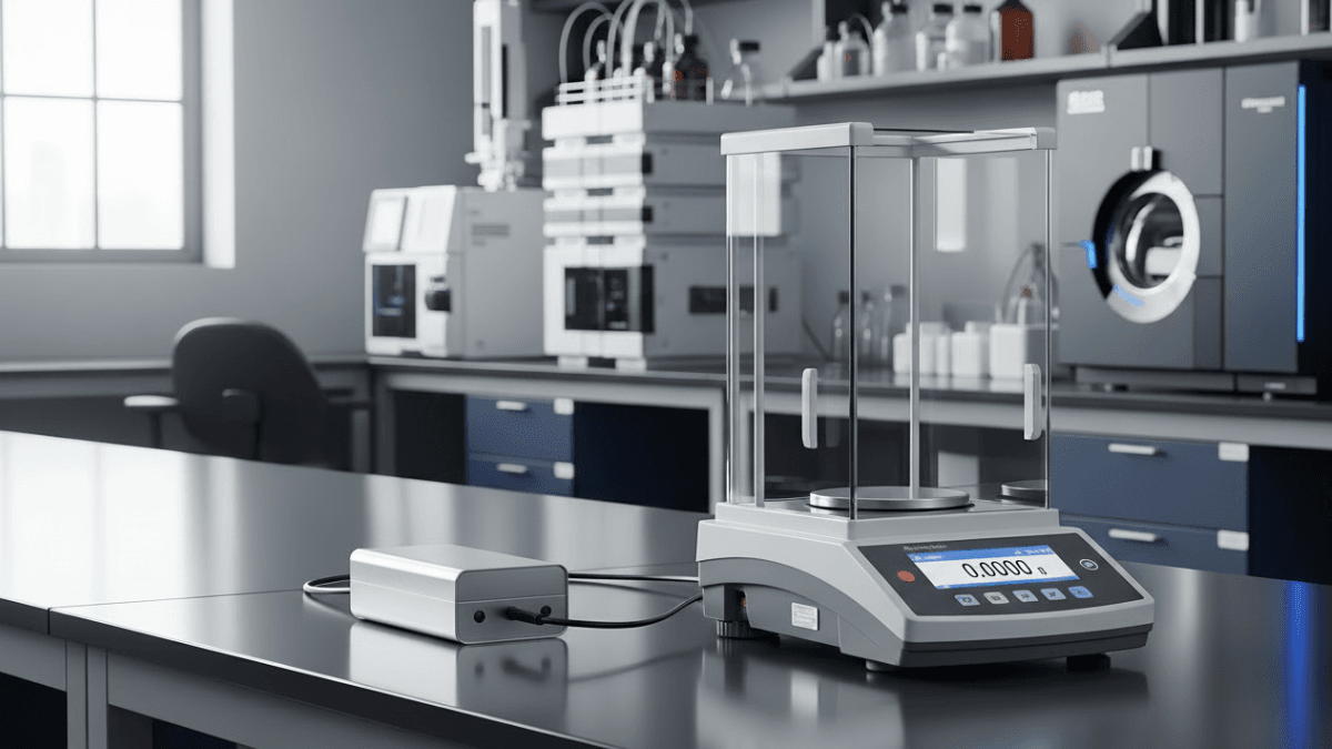 laboratory balance external power supplies