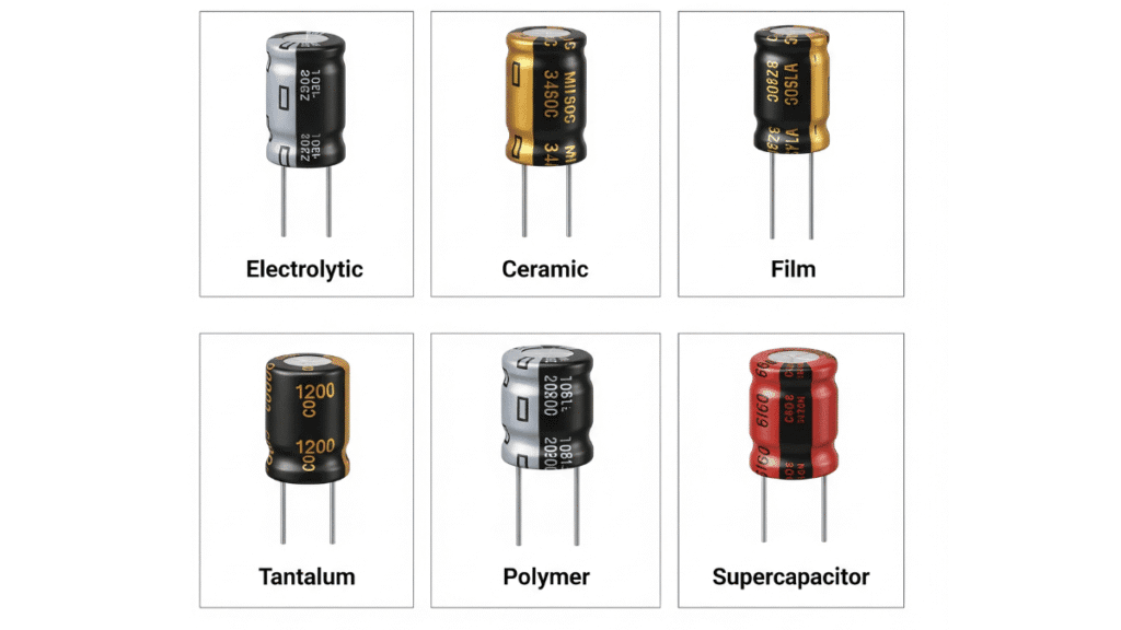 power supply capacitors 