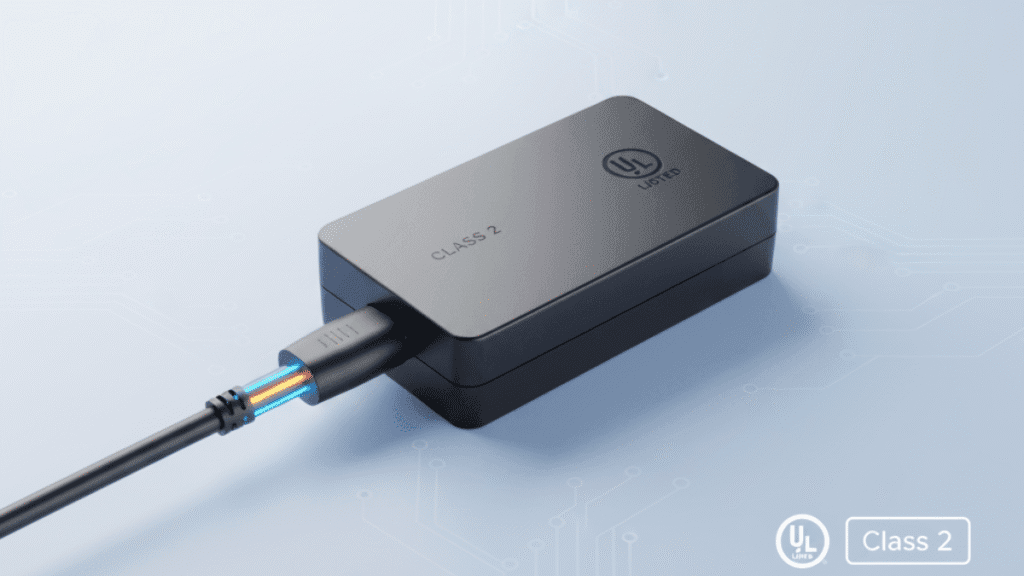 Class 2 battery charger