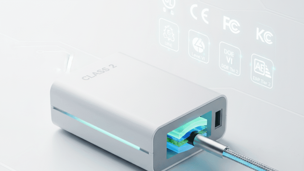 Class 2 battery charger