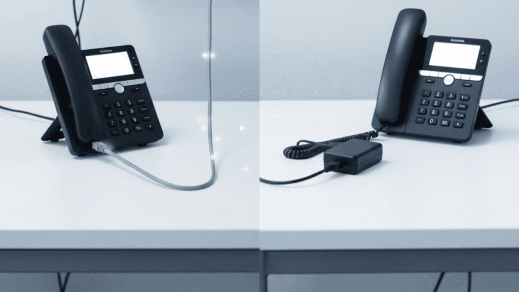 VoIP phone power supply