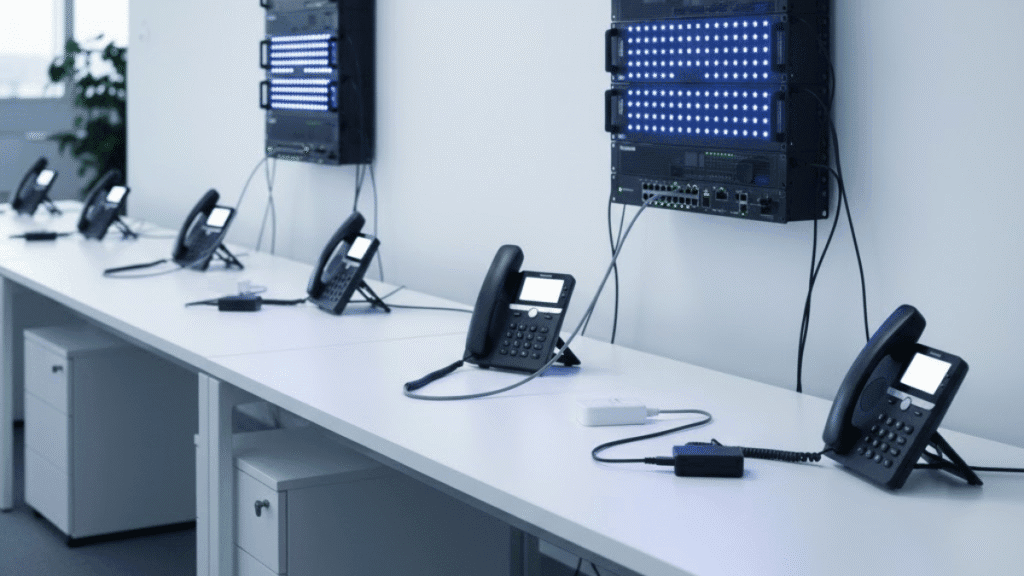 VoIP phone power supply