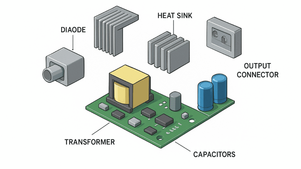 board mount power supplies in biochemistry analyzers
