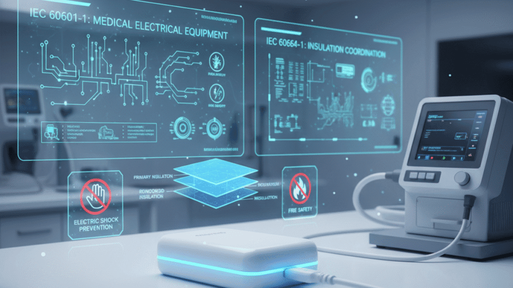medical power power Safety Standards and Insulation