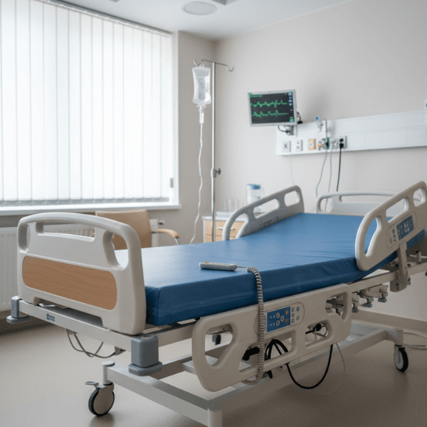 Electric hospital bed power supply