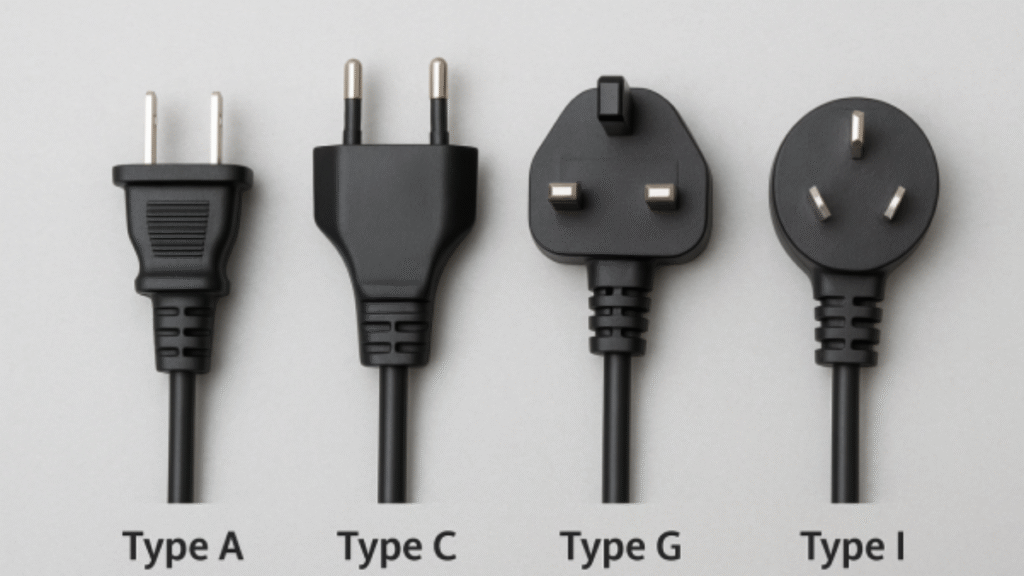 Quankang power cord plug