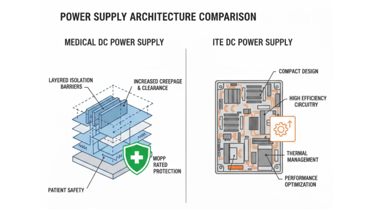 Medical DC Power Supplies ≠ ITE Power Supplies