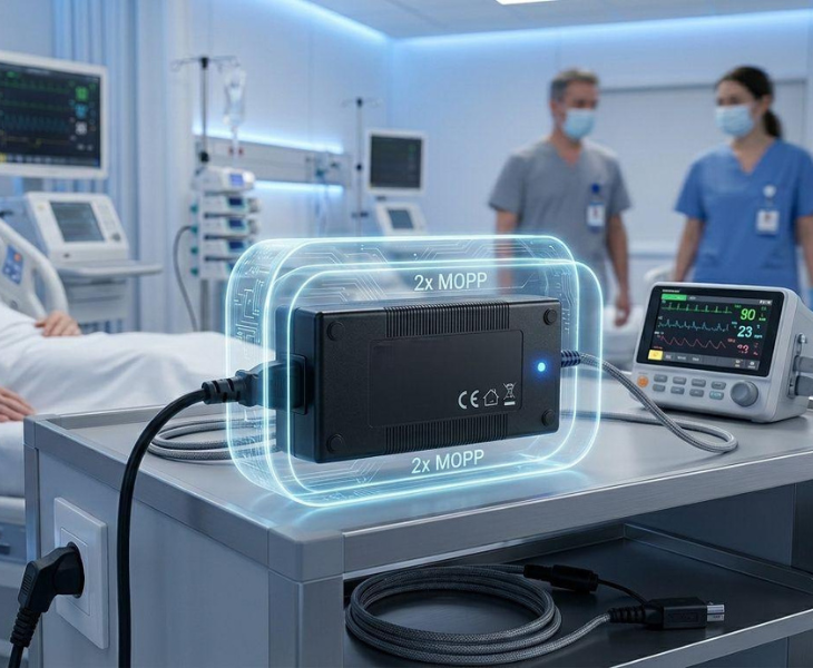 2xMOPP Isolated Power Supply for Hospital and Patient Environments