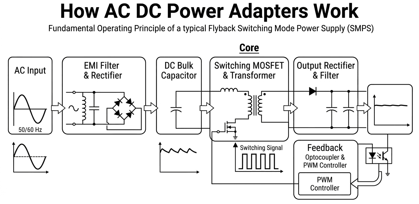 Ac Adapter Process AC DC Power Adapter Guide for Medical & Industrial Devices | Quankang