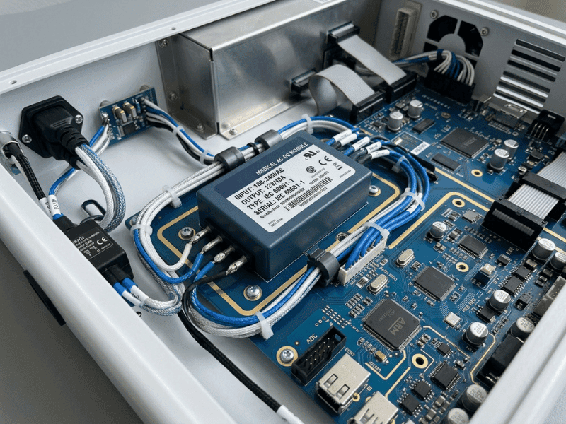 AC DC brick power module integrated into compact medical electronic equipment AC DC brick power module integrated into compact medical electronic equipment