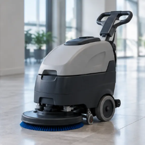 Automatic floor scrubber for customized embedded power supply applications