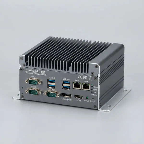 Compact industrial embedded PC powered by UES150 SPA4 OP 150W open frame power supply for 247 automation.