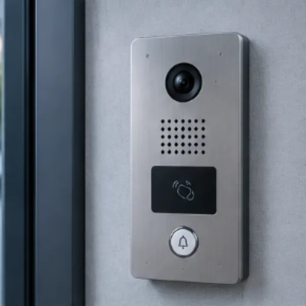Door entry control unit for integrated power supply applications