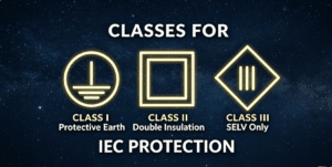 IEC Protection Classes for Power Supplies Class I vs Class II vs Class III