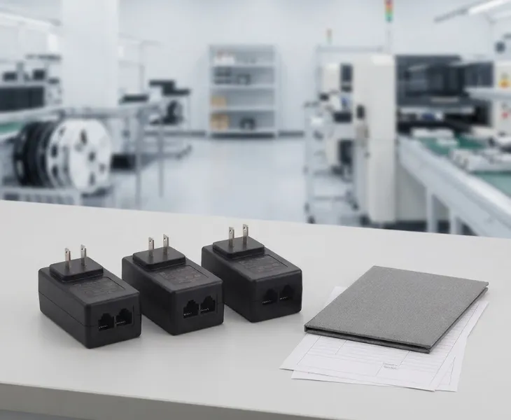 PoE adapter samples for technical verification