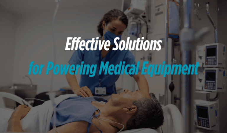 Power Supply Solutions for Patient Connected Medical Equipment