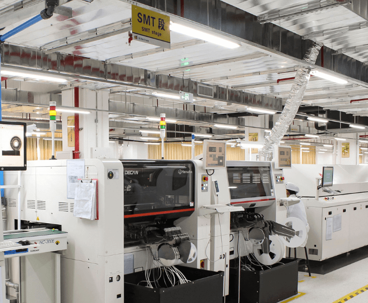 Quankang power adapter factory SMT stage