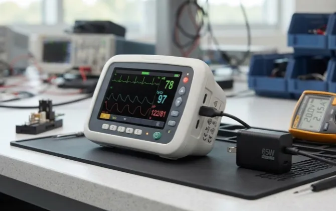 USB PD Charger Solution for a Portable Medical Monitoring Device