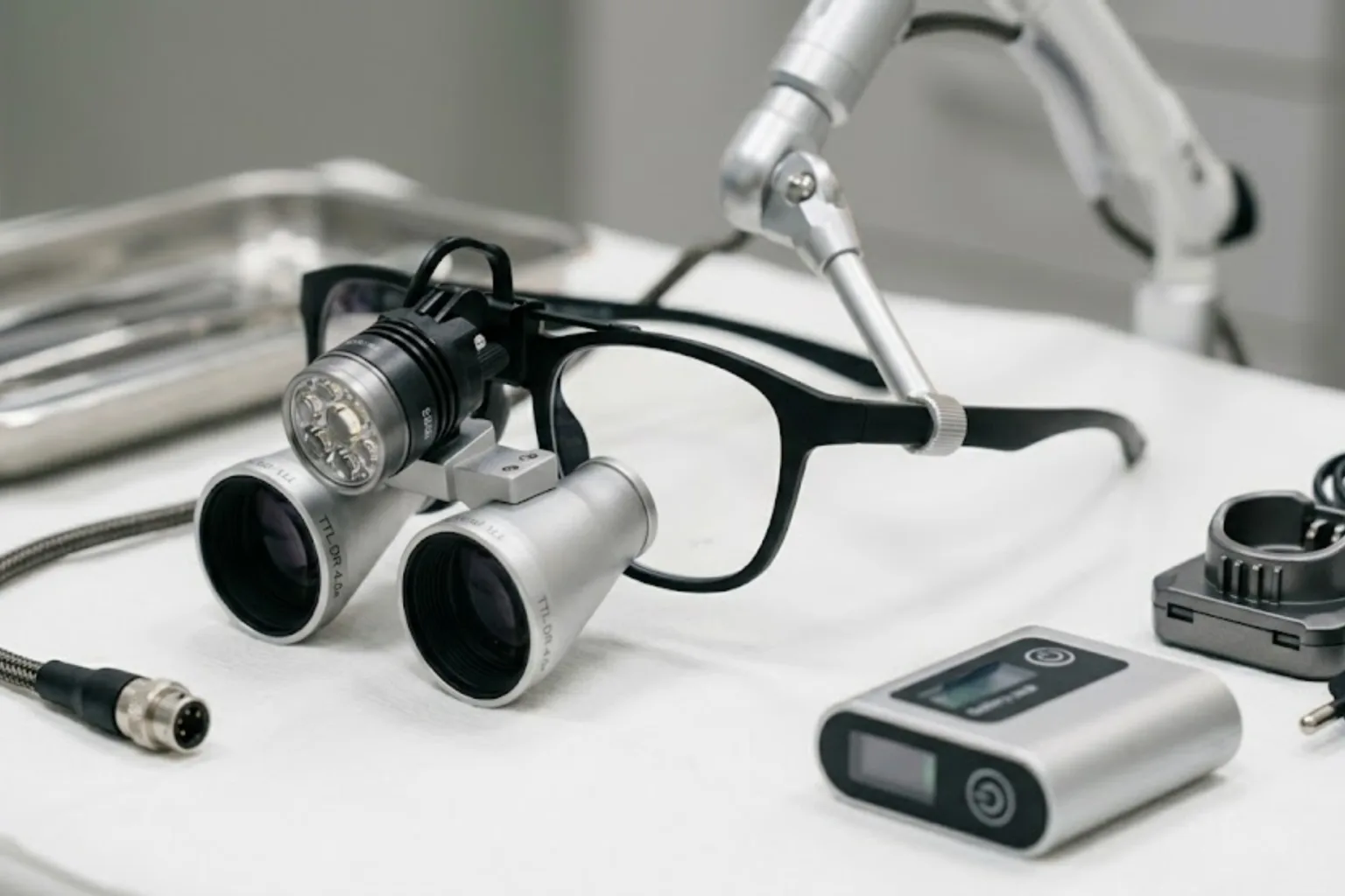 Medical adapter for dental loupes